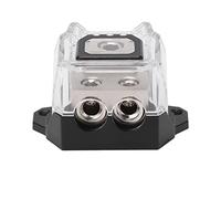 Keenso Bloque de Distribución de Energía, Distribución de Fusibles del Bloque de Energía para Modificación del de Audio del Vehículo con Revestimiento de Aleación de Zinc para