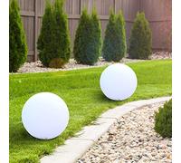 Keenso Bola de Luz Inflable Colorida LED con Control Remoto, Impermeables, Tiempo de Trabajo Largo (Colores Variados)