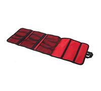 Keenso Bolsa de Almacenamiento Plegable para Escalar montañas 420D antidesgarro de Tela Oxford Bolsas de Tiza para Escalar Llevar Ganchos Colgantes Bolsa de Cuerda(Rojo)
