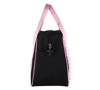 Keenso Bolsa de Ballet para Niñas Bolsa de Ballet de Tela Oxford 30 X 12 X 22 Cm con Forro de Satén Correa para el Hombro Almacenamiento con Cremallera para Niños Clase de Baile Deportes Viajes