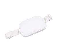 Keenso Bolsa de Cintura, Bolsa Deportiva Bolsa de Gran Capacidad Ajuste de la Bolsa del Cinturón de la Cintura Deportiva para Viajar 60-120 Cm (White)