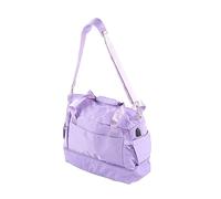 Keenso Bolsa de Entrenamiento para Mujer Bolsa de Gimnasio para Mujer Correa Ajustable Cremallera de Gimnasio Impermeable de Gran Capacidad (Prpura Lavanda