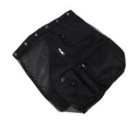Keenso Bolsa de Natación, Mochila con Cordón de Malla de Tela Oxford, Diseño Ligero y Transpirable para Actividades y Deportes en la Playa (Black)
