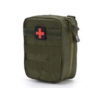 Keenso Bolsa de primeros auxilios vacía táctica médica, EMT Rip Away bolsa, mochila médica para viajes, camping, ciclismo, supervivencia al aire primeros auxilios (verde) deportes extremos