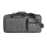 Keenso Bolsa de Procesador de Efectos, Material Resistente a Prueba de Agua, Solución de Almacenamiento Eficiente, Opciones de Transporte Versátiles con Correas de Hombro Ajustables para