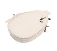 Keenso Bolsa de Tenis de Gran Capacidad, Bolsa de Raqueta Ligera Impermeable con Correas para los Hombros para Deportes Al Aire (White)