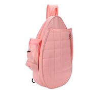 Keenso Bolsa de Tenis Mochila de Tenis de Poliéster para 2 Raquetas 47 X 32 X 10 Cm con Bolsillo para Seco y Húmedo Bolsillos de Malla Correas Ajustables Panel Trasero Transpirable para