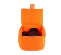 Keenso Bolsa para Cmara DSLR, Bolsa para Cmara DLSR, Almohadilla de Insercin, Proteccin a Prueba de Golpes, Funda para Accesorio para Fotografa (Naranja