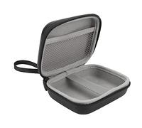 Keenso Bolsa Protectora para Cámara Mini Link Liplay, Estuche Rígido de Cuero PU Duradero con Bolsillos de Almacenamiento de Malla, Compañero de Viaje (Black)
