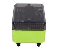 Keenso Bomba Aireadora de Oxígeno para Peces, Bomba de Aire Portátil para Acuario de bajo Ruido con Pantalla LCD y Flujo de Aire Ajustable para Peceras (Green)