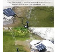 Keenso Bomba de Agua de la Fuente Solar de para la Pecera de Piscina de Estanques de Jardín, Comienza Automáticamente, Circulación de Agua para Oxígeno/tanque de Pescado