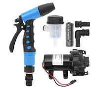 Keenso Bomba de Lavado de Cubierta de 24 V, 5,0 GPM, 70 PSI, Cabezal de 137,8 Pies, Protección contra la Corrosión de Varios Niveles, con Función Autocebante y Pies de Montaje de Goma,