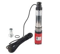 Keenso Bomba de Pozo Profundo de CC, Batería de Gran Elevación, Motor Solar de Latón, Impulsor Flotante para Equipos Hidráulicos