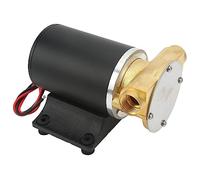 Keenso Bomba de Sentina con Impulsor Autocebante, Bomba de Transferencia de Agua Marina Duradera de 6GPM para Barcos, Construcción de Latón y Acero Inoxidable (24V)
