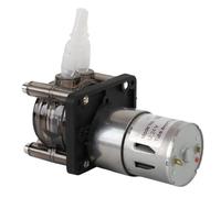 Keenso Bomba Peristáltica Industrial Diseño de Motor CC Confiable para Dosificación de Líquidos en Laboratorios de Acuarios 300 Ml/min (24V)