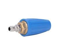 Keenso Boquilla Turbo para Lavadora de Alta Presión de 1/4 pulg., 3600 PSI, Punta de Pulverización Giratoria de 3,0 GPM, Conexión Rápida con Latón Macizo y Chorro de Cerámica para una