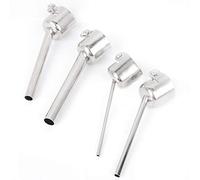 Keenso Boquillas Inclinadas para Pistolas de Aire caliente: Accesorios de 4pcs Tornillo de Bloqueo Versátil y Duradero Adecuado para el Tradicional 850 850a 852d 852d+ 950 y las Estaciones de Bomba
