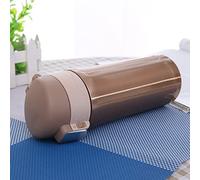 Keenso Botella de Agua con Aislamiento Al Vacío de Acero Inoxidable - Taza de Viaje para Bebidas Frías o Calientes (GOLD)