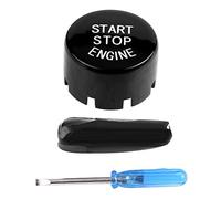 Keenso Botón de arranque del coche compatible para F20 F21 F22 F23 F30 F32 F33 F10 F11 F30 F12 F13 F02 (Negro)