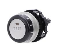 Keenso Botón de Interruptor de Perilla de CA, ABS a Prueba de Arañazos para Perilla de Control de Aire Acondicionado, Fácil de Operar para LC150 2010-2017 (Llave TRASERA derecha: 55904-60190,