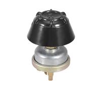 Keenso Botón Pulsador de Bocina con Interruptor de Luz de Tractor de 12 V, Botón Pulsador de Bocina Impermeable de Metal para Tractor
