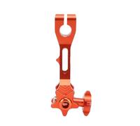 Keenso Brazo Basculante de Freno Trasero de Motocicleta, Ajuste Universal Ligero de Aleación de Aluminio CNC, con Fácil Instalación, para Motos de Cross y Motocicletas (ORANGE)