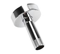 Keenso Brazo de Ducha Recto de Acero Inoxidable 304, Adaptador de Cabezal de Ducha Montado en el Techo, Sello de Agua de 3 Pulgadas, Fácil Instalación para Tuberías de Estándar (Electrochapado)