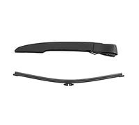 Keenso Brazo de Limpiaparabrisas Trasero, Juego de Brazos de Limpiaparabrisas Trasero, Funcionamiento Silencioso de Caucho Recubierto de Grafito, Resorte de Alta Resistencia a la