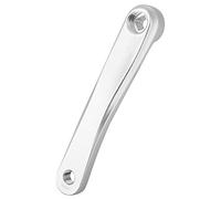 Keenso Brazo de Manivela de Bicicleta, Bielas Universal 170mm Aleación de Aluminio (Rómbico-Plata) b08jm4cwnb