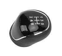 Keenso Cabezal de Perilla de Palanca de Cambios Pomo de ABS de PU Negro 50 Mm 12 Mm Orificio de Montaje Instalación Simple Agarre Cómodo para Conductores C Max (5ta marcha)