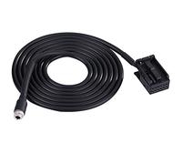 Keenso Cable Adaptador de Entrada AUX Hembra de Audio para Coche, Adaptador de Cable de CD 6000 con 4 Llaves de Herramienta de extracción