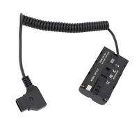 Keenso Cable D Tap a Batería Simulada NP F550 Fuente de Alimentación Eficiente Circuito de Protección de Seguridad Cámara Batería Simulada NP F550 para Disparos Prolongados