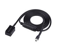 Keenso Cable de adaptador de entrada de audio auxiliar AUX hembra para E85 E86 Z4 CD X3 E83 12 pines Línea
