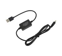 Keenso Cable de Alimentación Convertidor de Voltaje Elevador para Altavoz de Lámpara de Escritorio de Cámara, Cable USB de 5 V a de 8 V de 1,2 M con Protección de Chip Premium, Ideal para (DC4017)