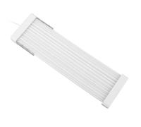 Keenso Cable de Alimentación de la Tarjeta de Gráficos Argb de Silicona Suave 5v 3 Pines, Incorporado 56 Cuentas LED, para la Decoración del Cable de Alimentación de la Placa Base de 24 Pines