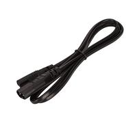 Keenso Cable de Alimentación Resistente Al Calor IEC 320 C8 para Lámparas de Escritorio Cable de Extensión Impermeable de 3,3 Pies para PC