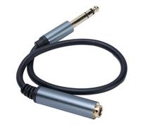 Keenso Cable de Extensión Femenina Masculina de 1/4 de Pulgada con Conectores de Oro de Oro de 24k con Envoltura de PVC para Guitarristas y Tecladistas