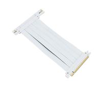 Keenso Cable de Extensor de Tarjeta Gráfica PCIe 4.0 X16 con una Durabilidad Mejorada para RTX4090 RX8900 GPU, Alto Rendimiento para Juegos Extremos y Casos de PC White White (Los 40cm)