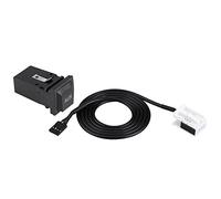 Keenso Cable de Interruptor de zócalo de Entrada AUX de Audio USB para MK5 MK6 5KD035724, 5KD 035 724, 5KD-035-724