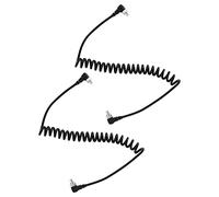 Keenso Cable de Sincronización de PC con Flash Macho a Macho Cable de Resorte de Velocidad Rápida para Cámara, Enchufe y Uso Convenientes, de Sincronización de Flash de 2 Piezas Tipo Universal de