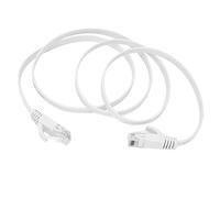 Keenso Cable Ethernet Gigabit Cat6 con par Retorcido con 8 Núcleos para la Transmisión de Red Estable, Interfaz RJ45 para Varios Dispositivos, Adecuados para Enrutadores y Televisores Inteligentes