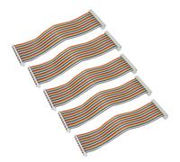 Keenso Cable GPIO de 40pin Masculino a Hembra para, 20 Cm de Longitud, Ideal para Conexiones de Tablero y Placa, Paquete de 5 (Hombre a Mujer)