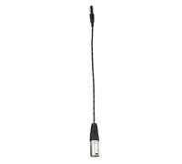 Keenso Cable Mini XLR Macho a Macho para Micrófono de Cámara, Carcasa de Cobre Completa, Cubierta Protectora Suave, Longitud Conveniente