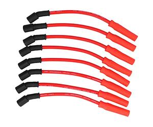 Keenso Cables de Bujía, 8 Piezas de Resistencia Ultrabaja de 0,4 Pulgadas con Botas de Silicona de Supresión RFI, para Motores Silverado Tahoe Sierra Yukon Suburban