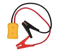 Keenso Cables de Puente, Cable de Arranque de Batería de Automóvil Cable de Silicona 8AWG de Arranque Automotriz a Prueba de Calor para Camionetas SUV (2 pies)