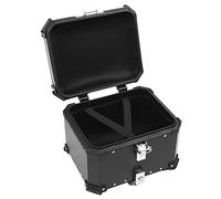 Keenso Caja de de Motocicleta, Colaborle de Caja de Estuche de Aluminio de Motocicleta Universal 45L (Black)