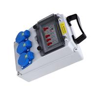 Keenso Caja de Distribución Portátil para Exteriores, Duradera e Impermeable para Fábricas y Talleres, 10,24 X 6,69 X 5,51 Pulgadas