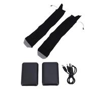 Keenso Calcetines Calefactables, Calentador de Pies con Batería de 5000 MAh, Ajuste de Temperatura de 4 Niveles, Calcetines Eléctricos de Calefacción Térmica para Hombres y Mujeres
