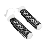 Keenso Calcetines Calentadores de Pies Eléctricos, Calcetines Calentados por USB, Práctico Cable USB, para Invierno en Interiores, esquí, Camping (Black)