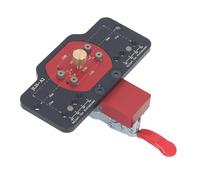 Keenso Calibre de perforación oculto para bisagras de aleación de aluminio para una instalación precisa de gabinetes en carpintería y bricolaje, guía de agujeros de 35 mm para placas de 15-25 mm